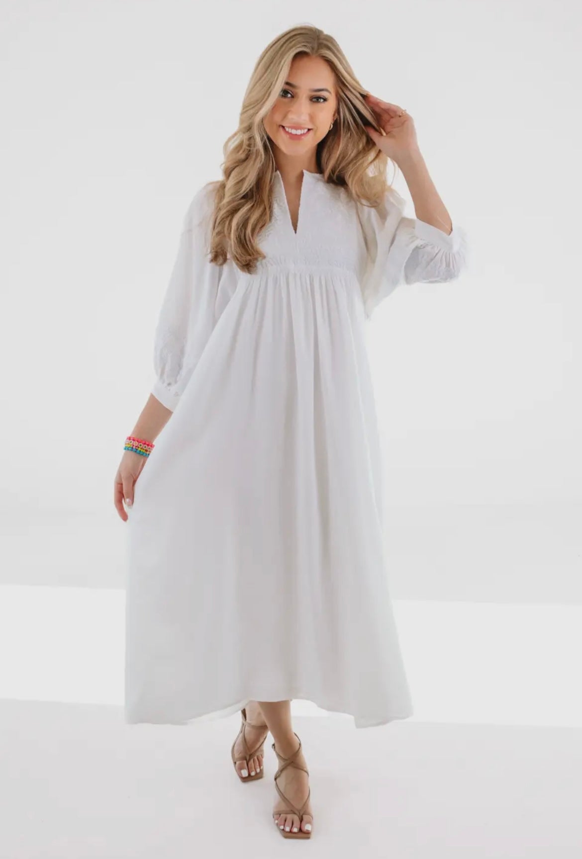 louisa midi dress SKYE | Louisa Ombre Tie Waist Midi dress | Quiet Luxury