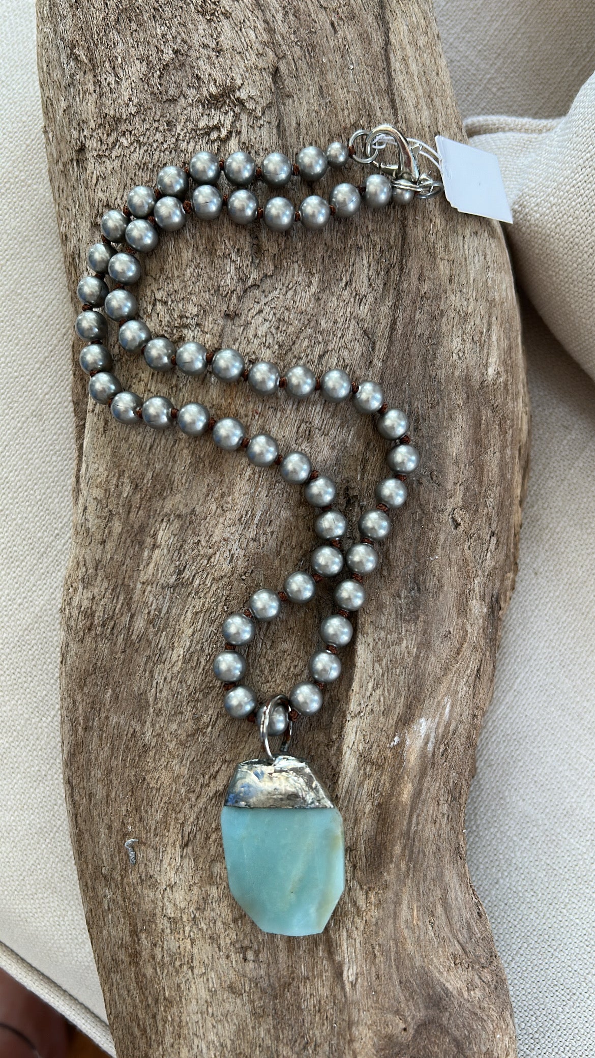 Amazonite Pendant Necklace