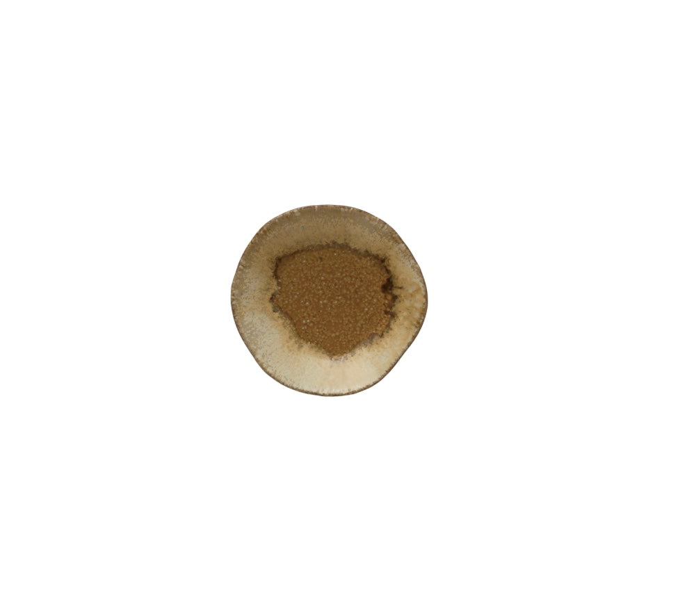 Stoneware Plate, Reactive Glaze