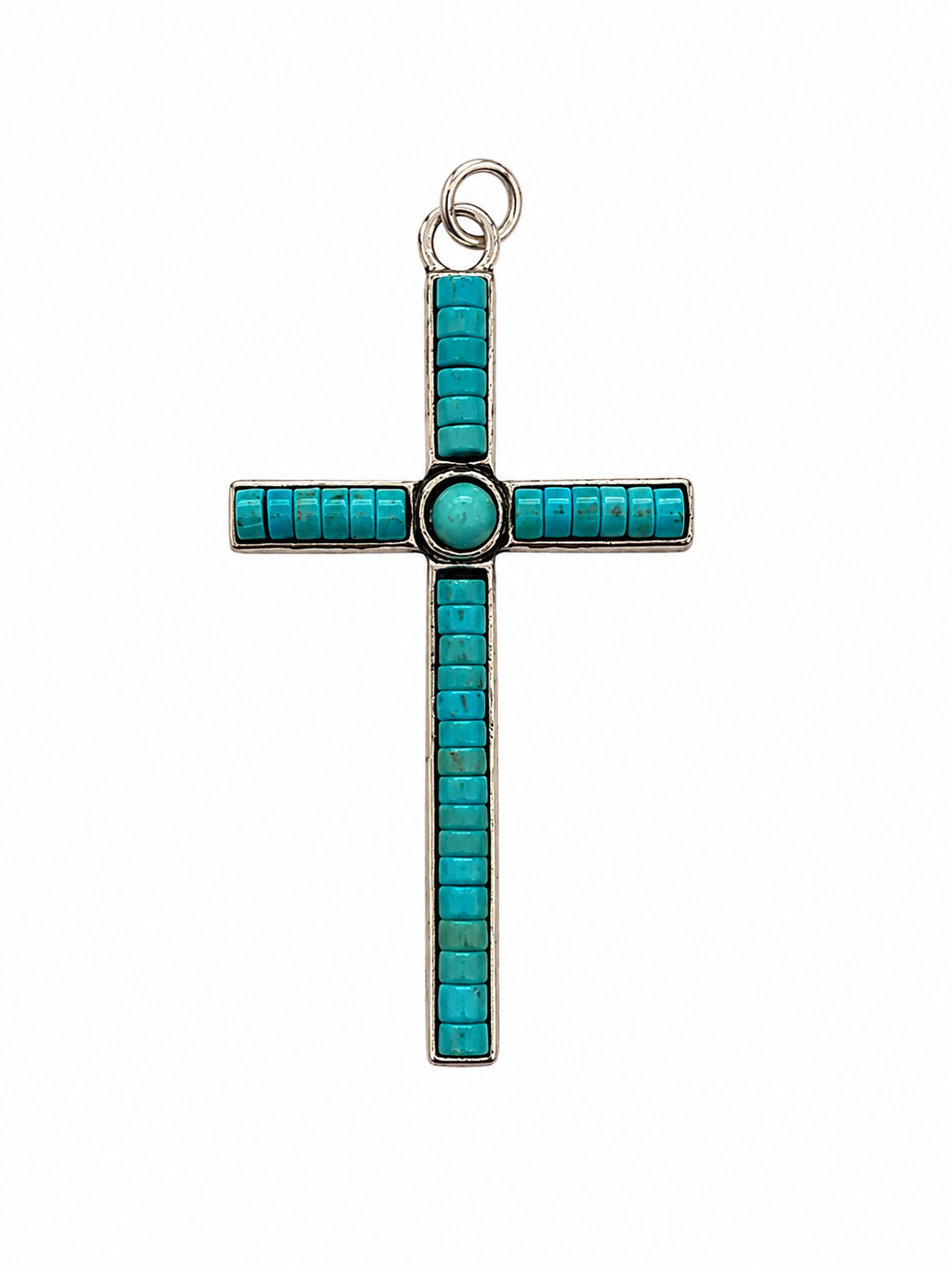 Turquoise Cross Pendant
