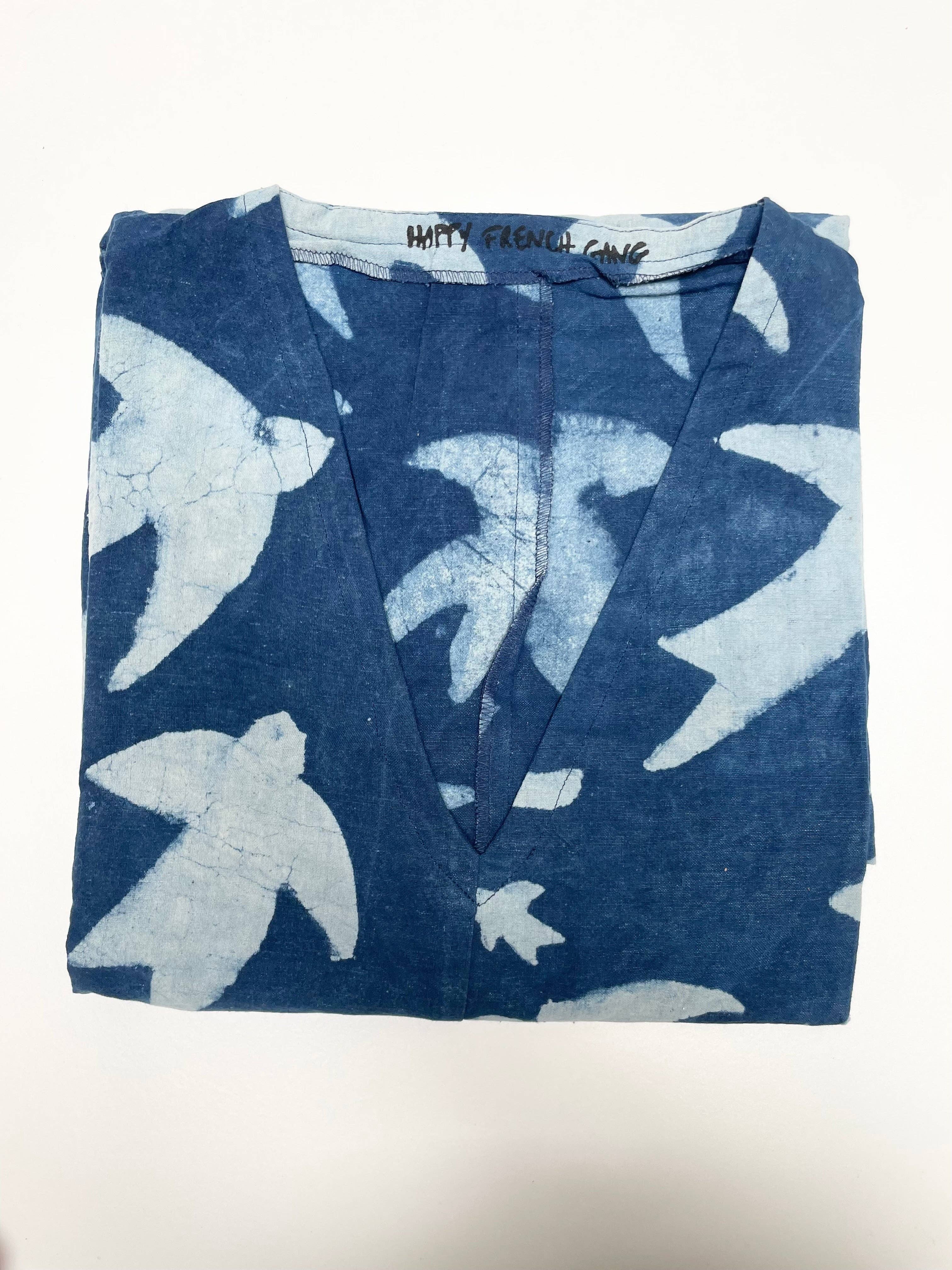Liberté Indigo Print Dress