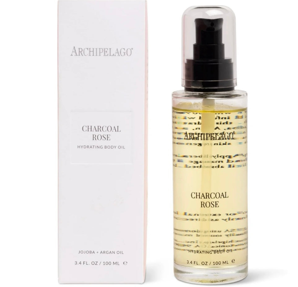 Charcoal Rose Hydrating Body Oil