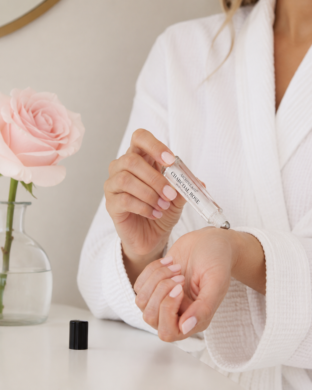 Charcoal Rose Perfume Oil Rollerball