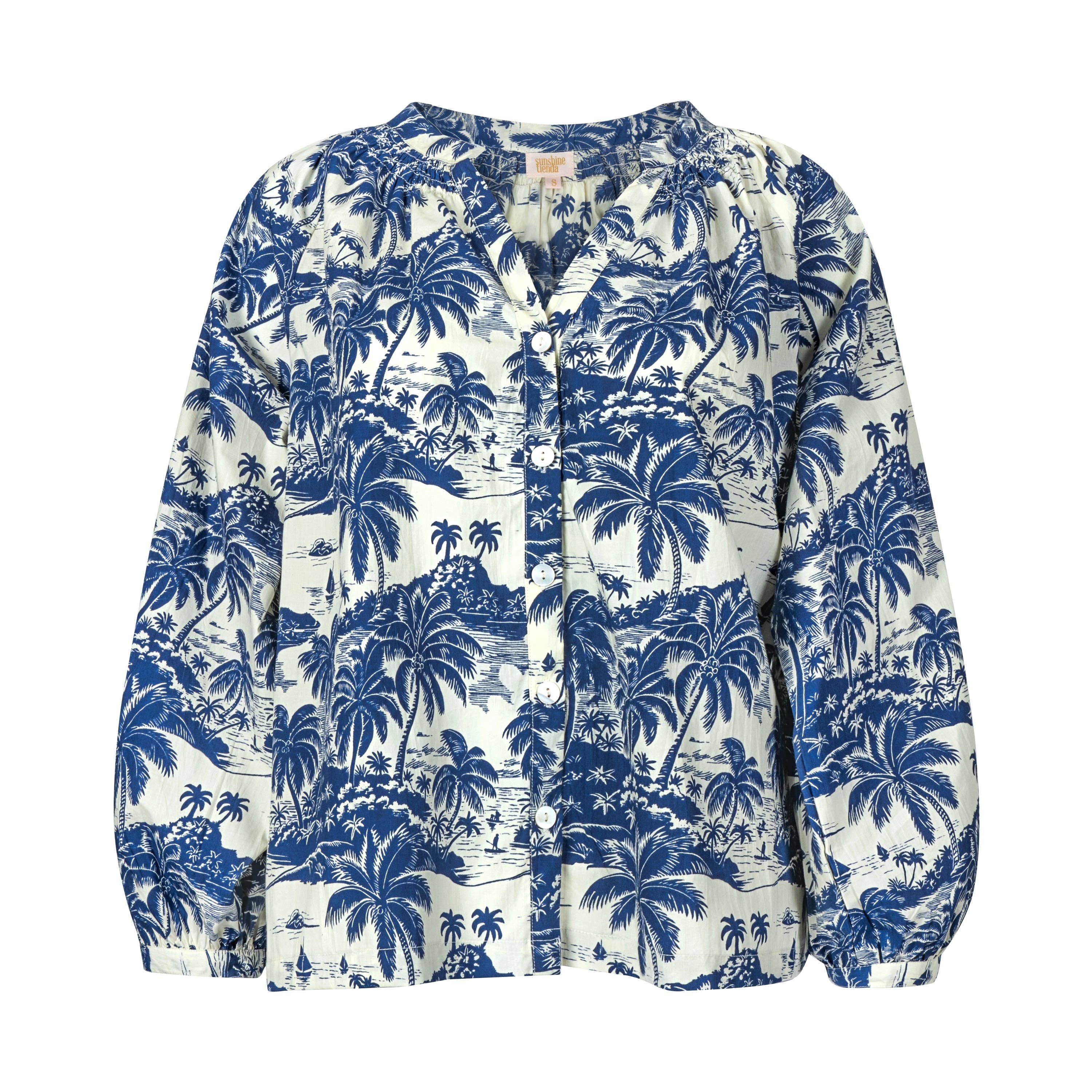 Tropical Toile Lucia Top