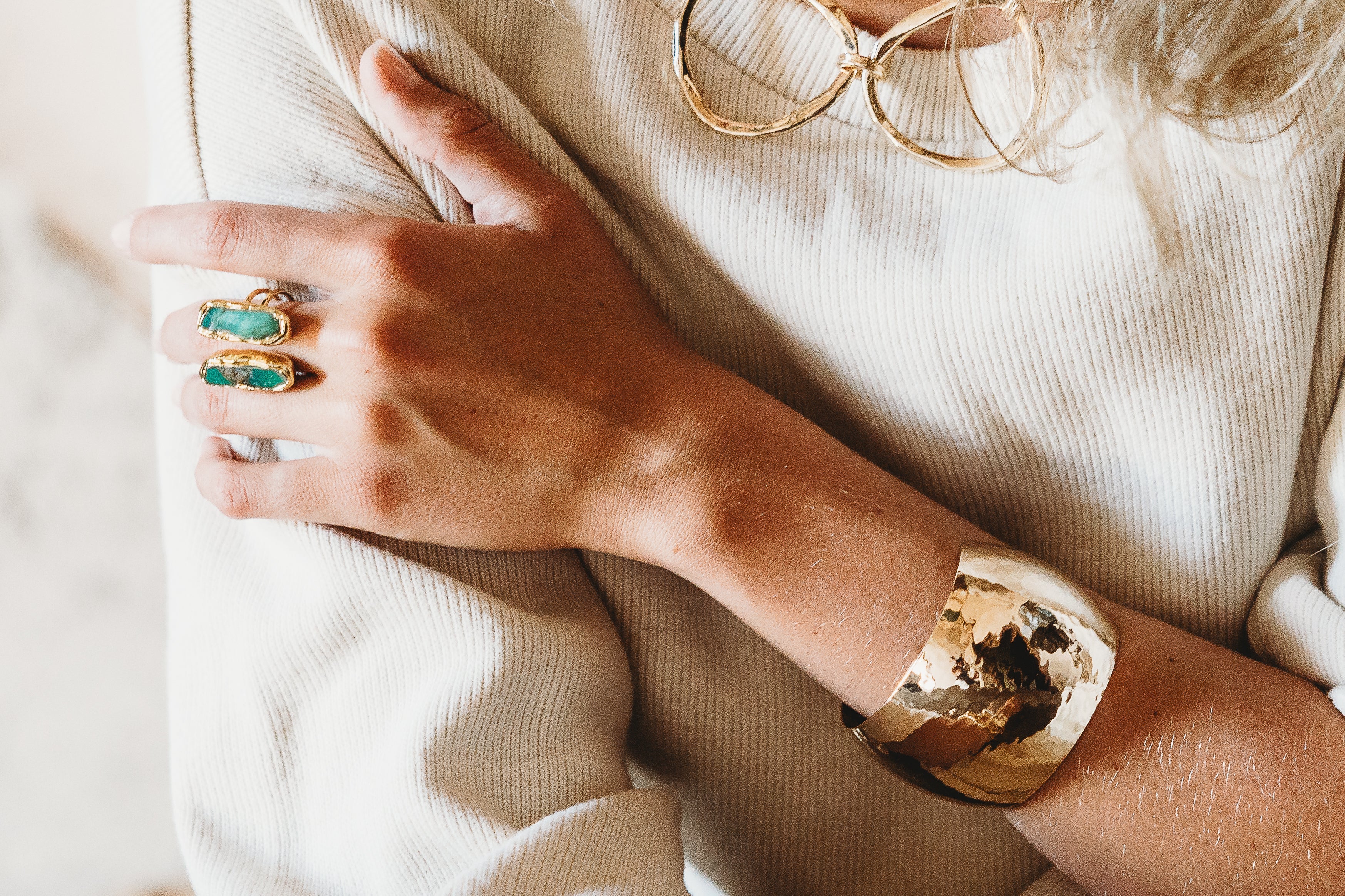 Sage Adjustable Ring