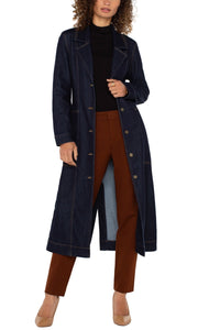 Notch Collar Duster Jacket