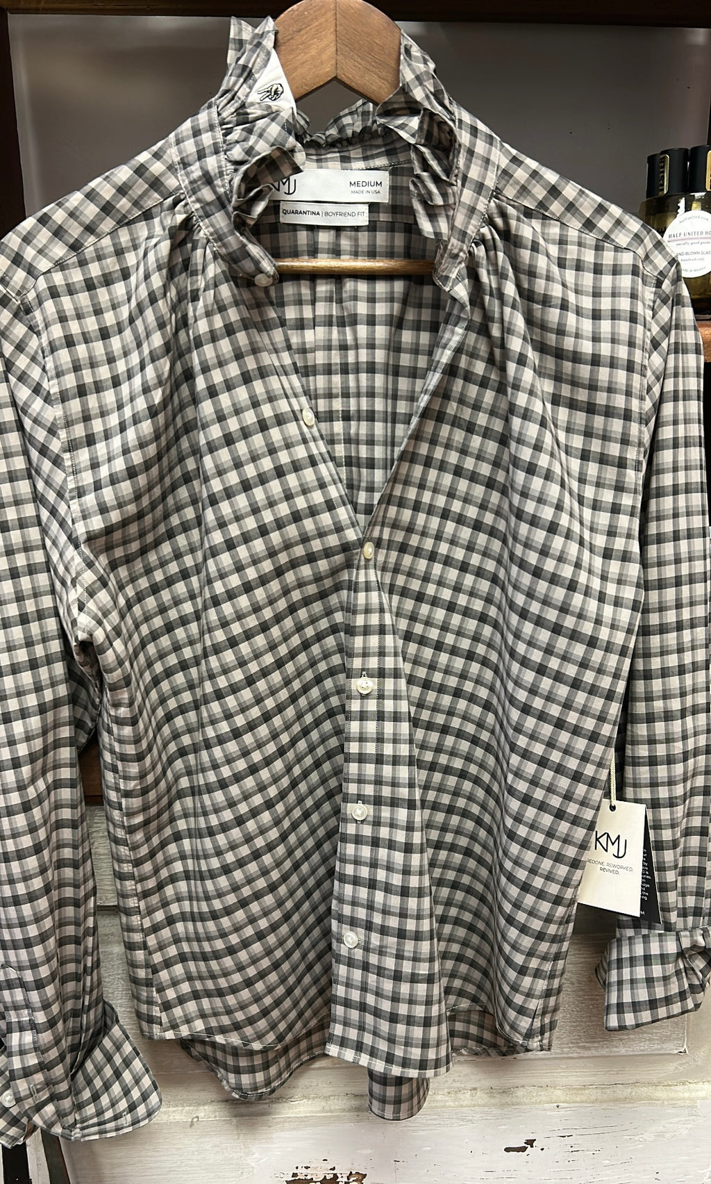 Quarantina Top Plaid