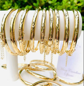 Gold Bangle Bracelet