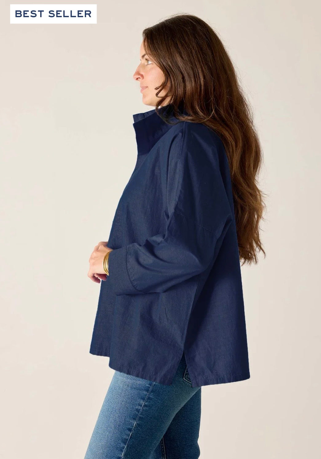 Emerson Pop Up Collar Top