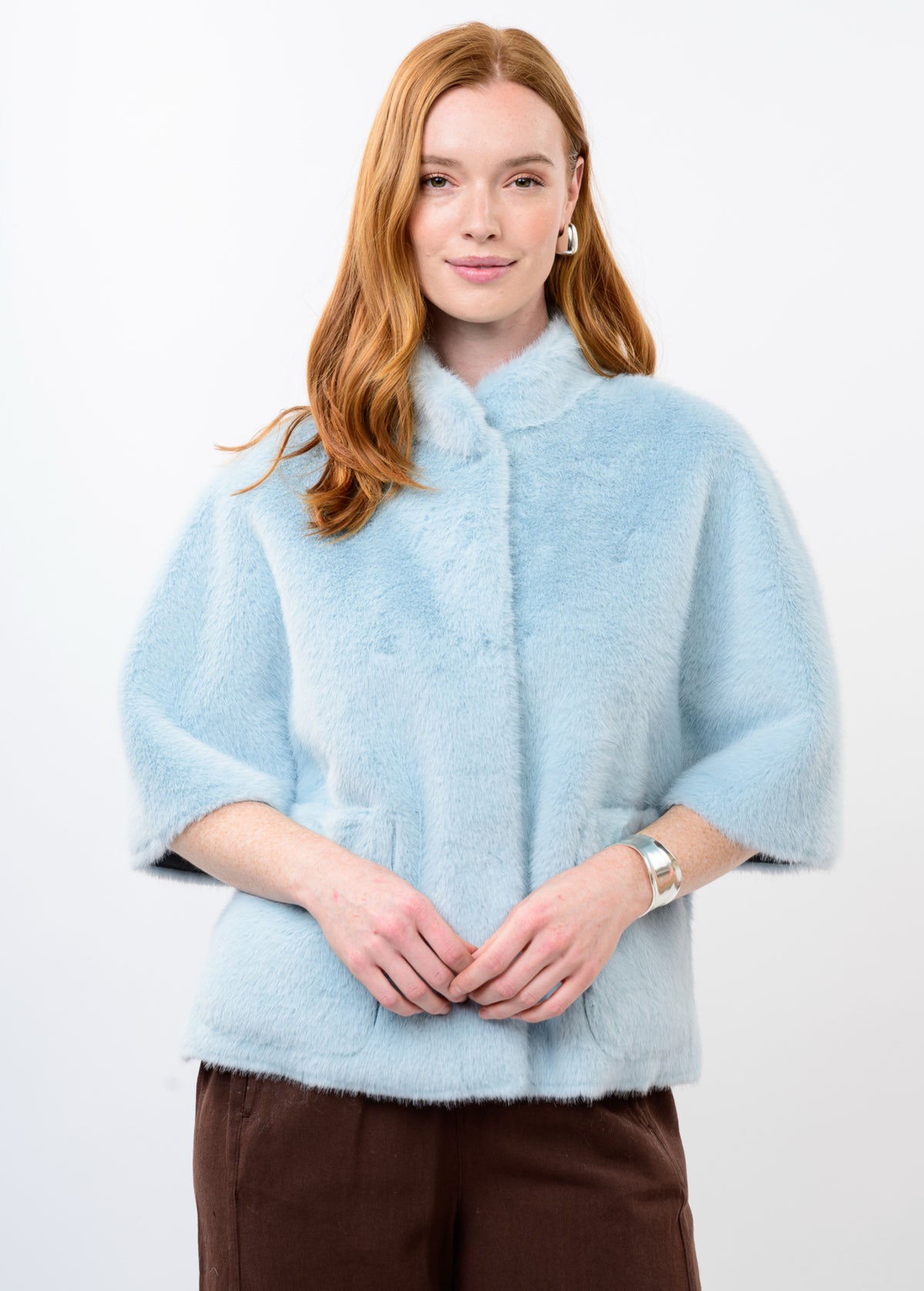 Faux Fur Caplet