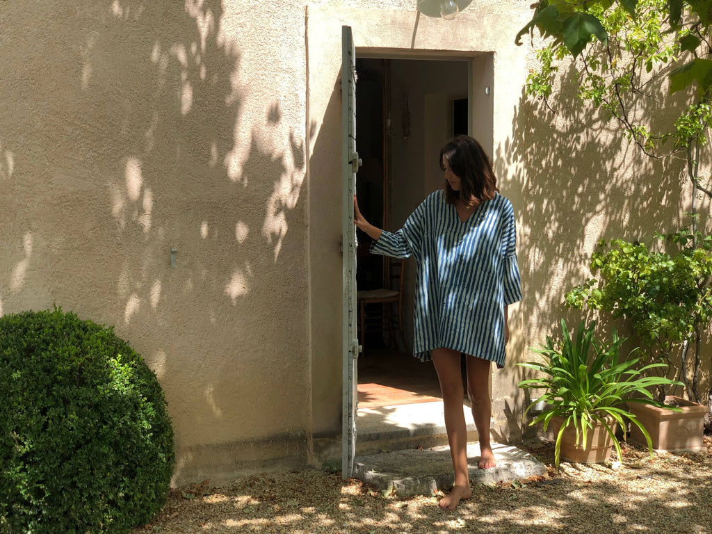 Indigo Stripe Dress / Tunic