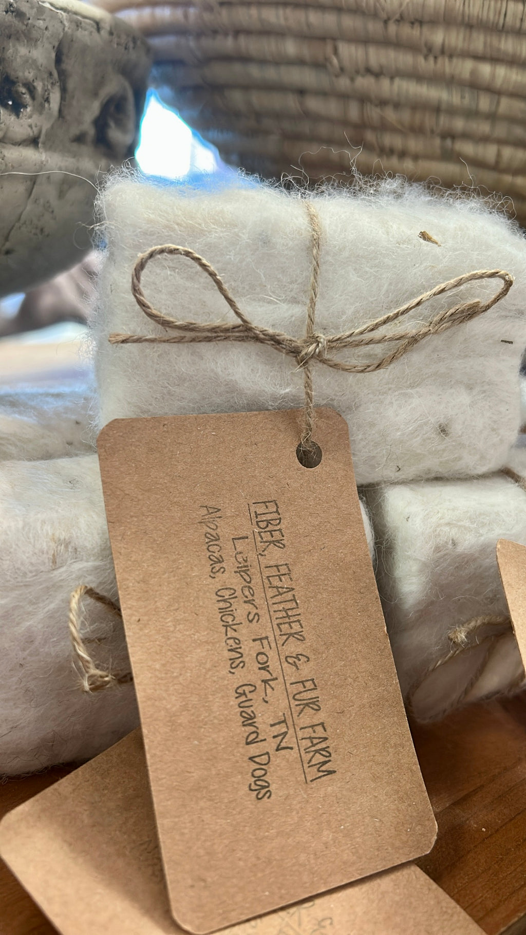 Goat Milk Soap with Alpaca Fiber