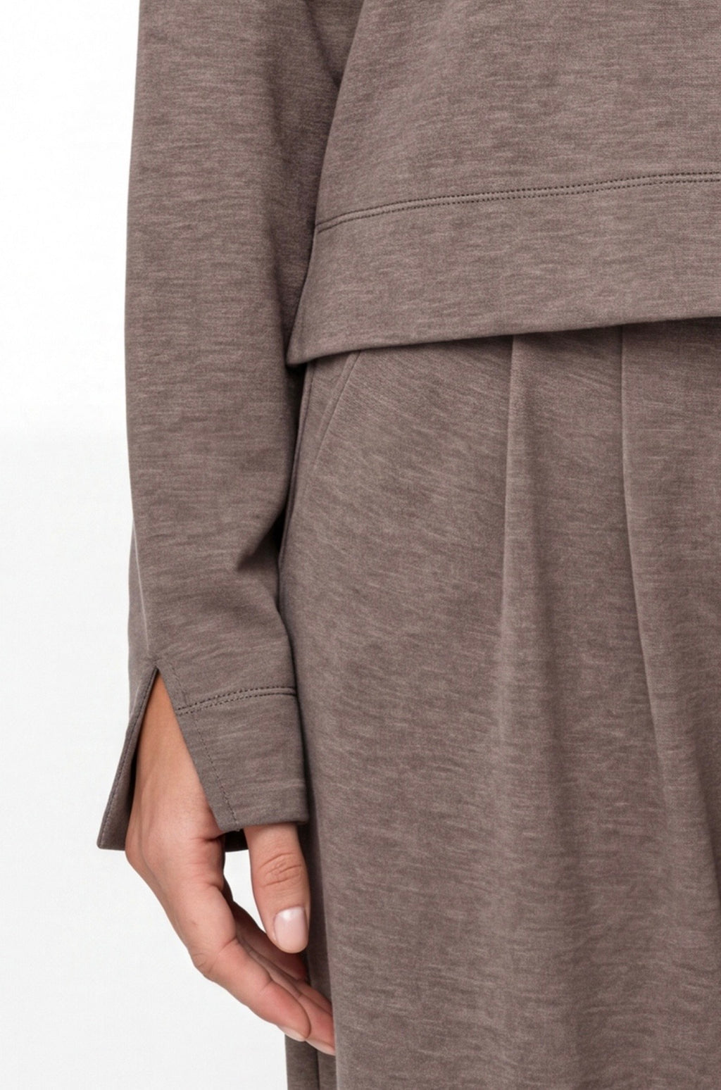Long Sleeve Boat Neck Top