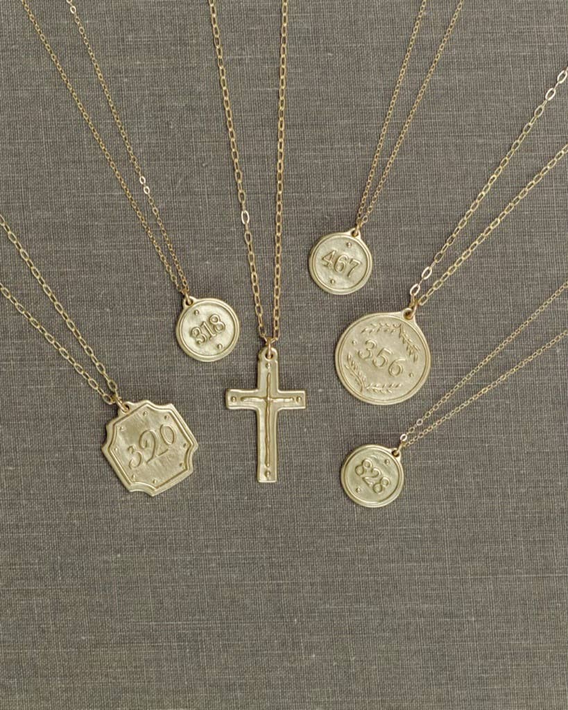 22" - Romans 8:28 (Petite Pendant Necklace)