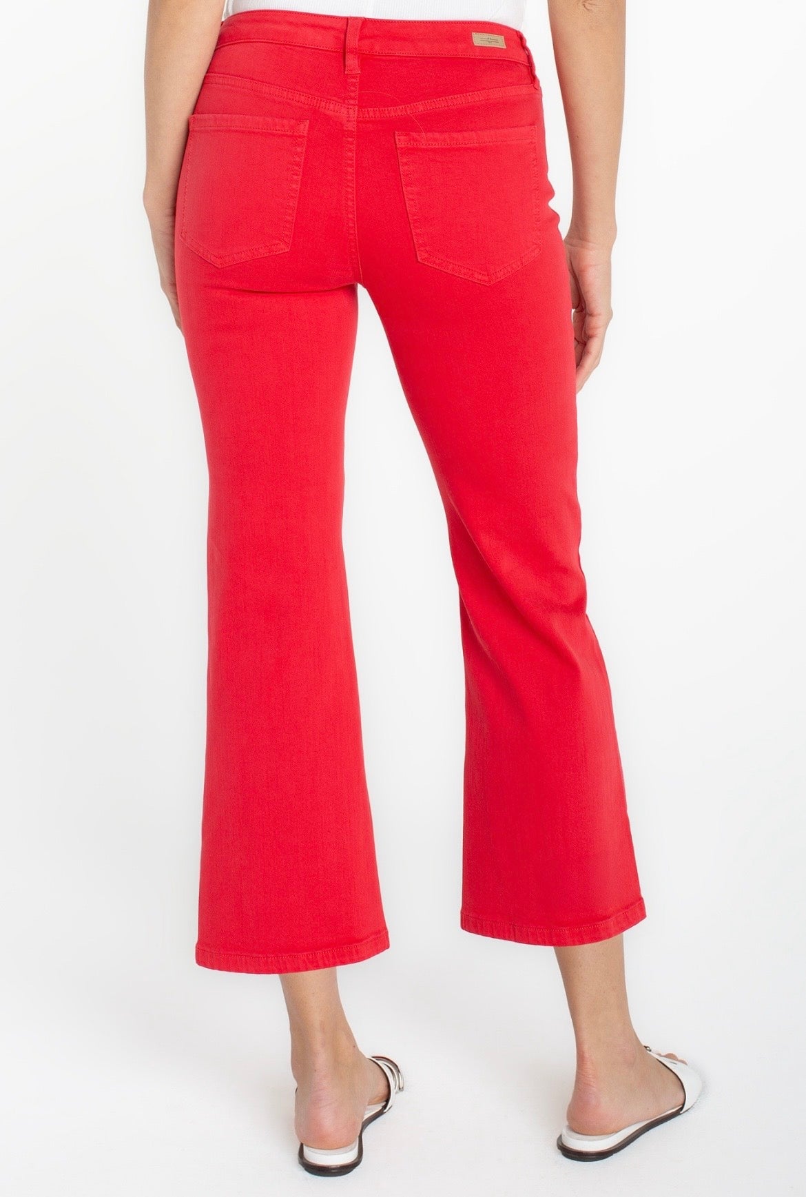 Hannah Crop Flare With Slit Hem