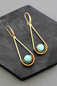 Amazonite earrings 39