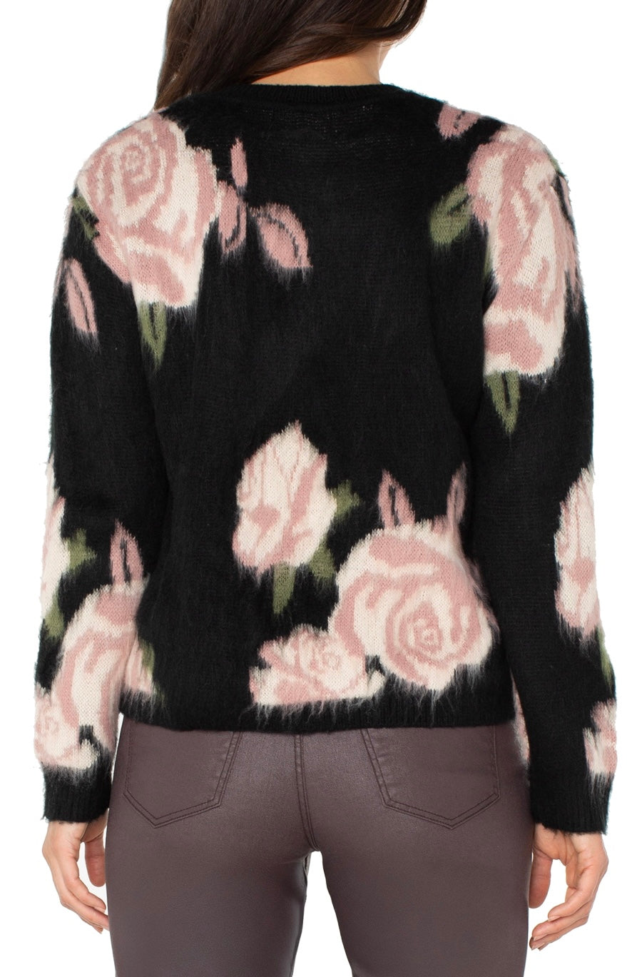 Crew Neck Drop Shoulder Sweater