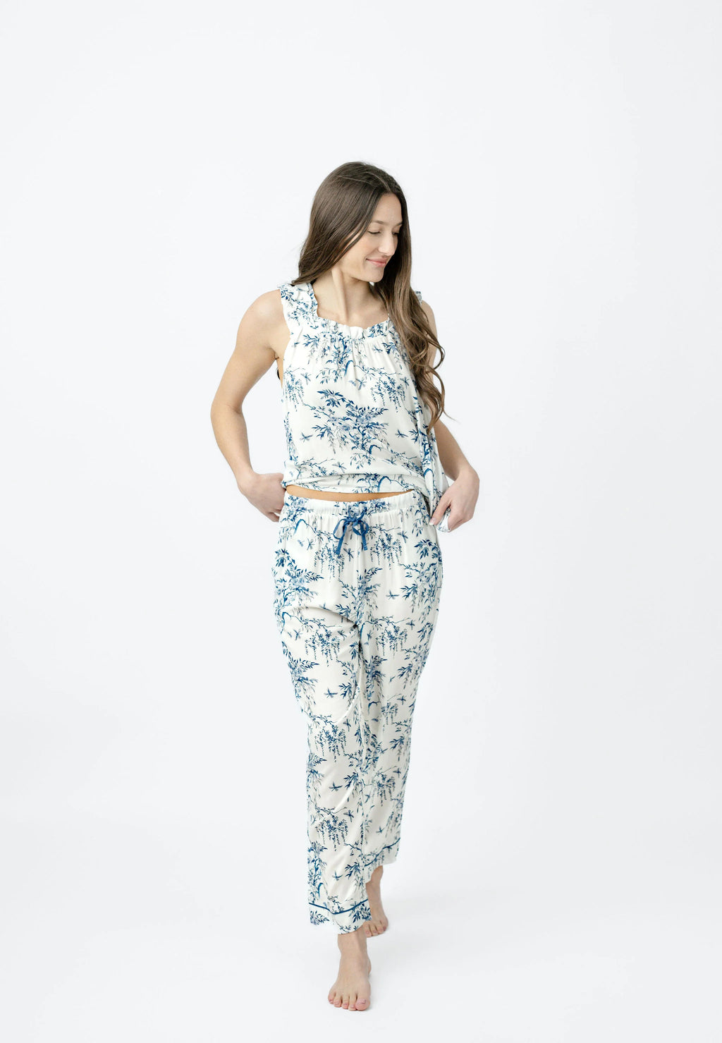 Dragonfly Dream Ruffle Crop PJ Set