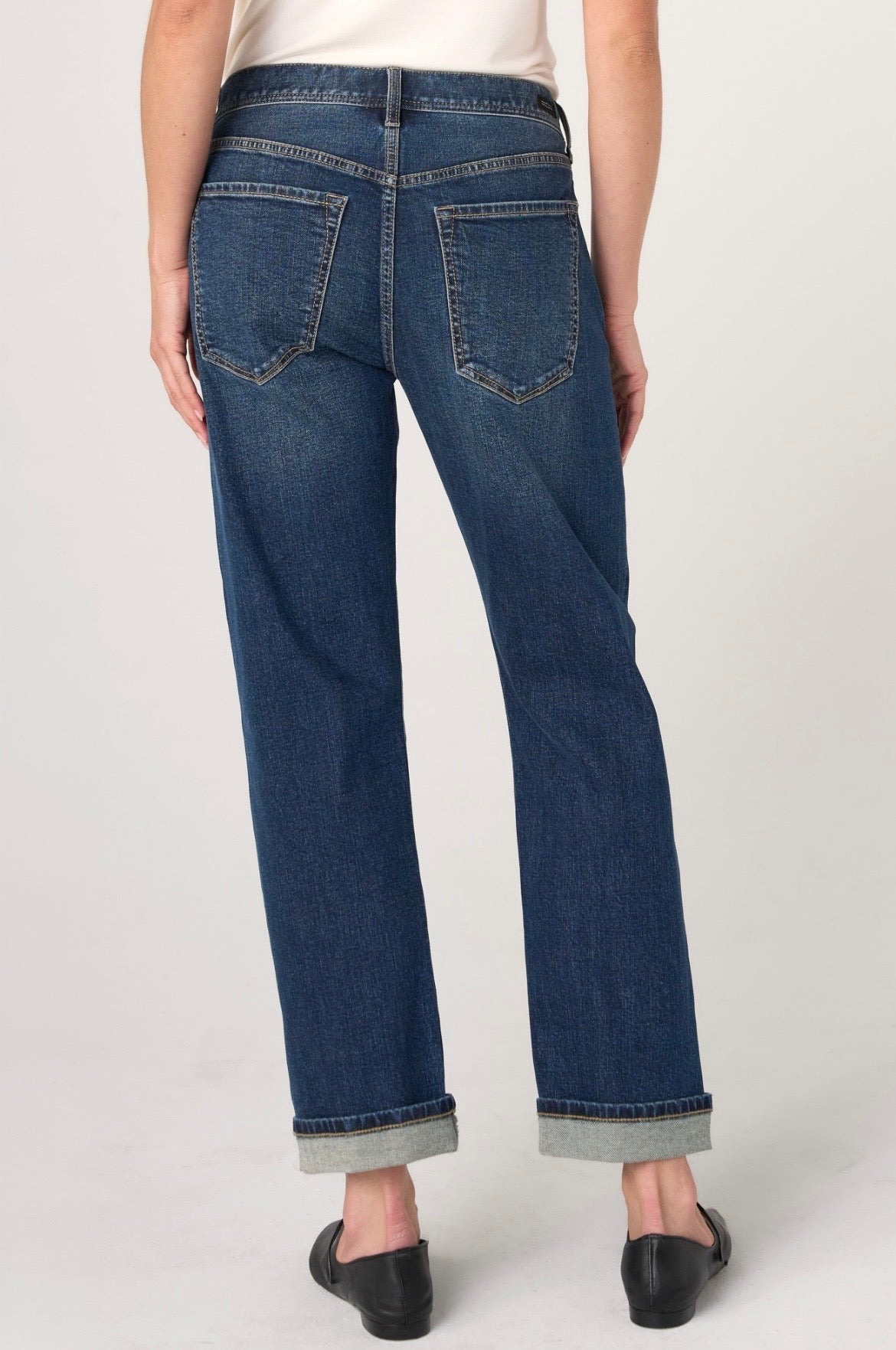 Sloane Slouchy Girlfriend Cuffed