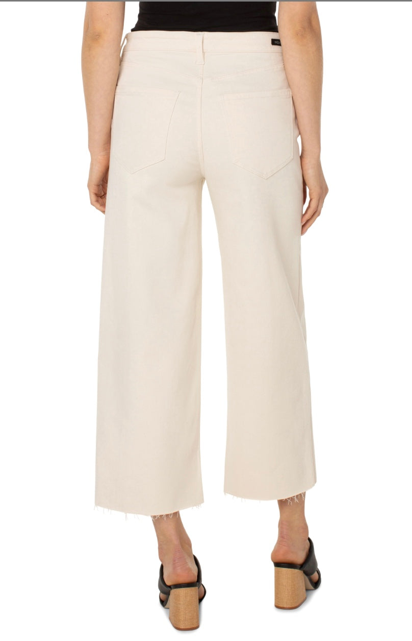 Stride High Rise Crops Wide Leg￼