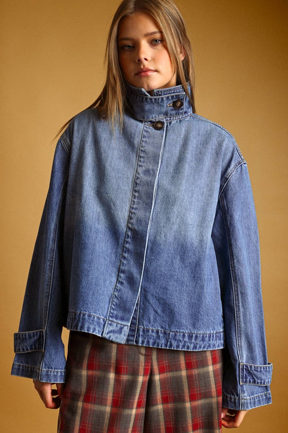 Shirt Styled Denim Jacket
