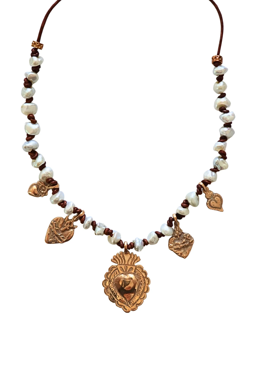 Eternal Hearts Pearl Necklace H1
