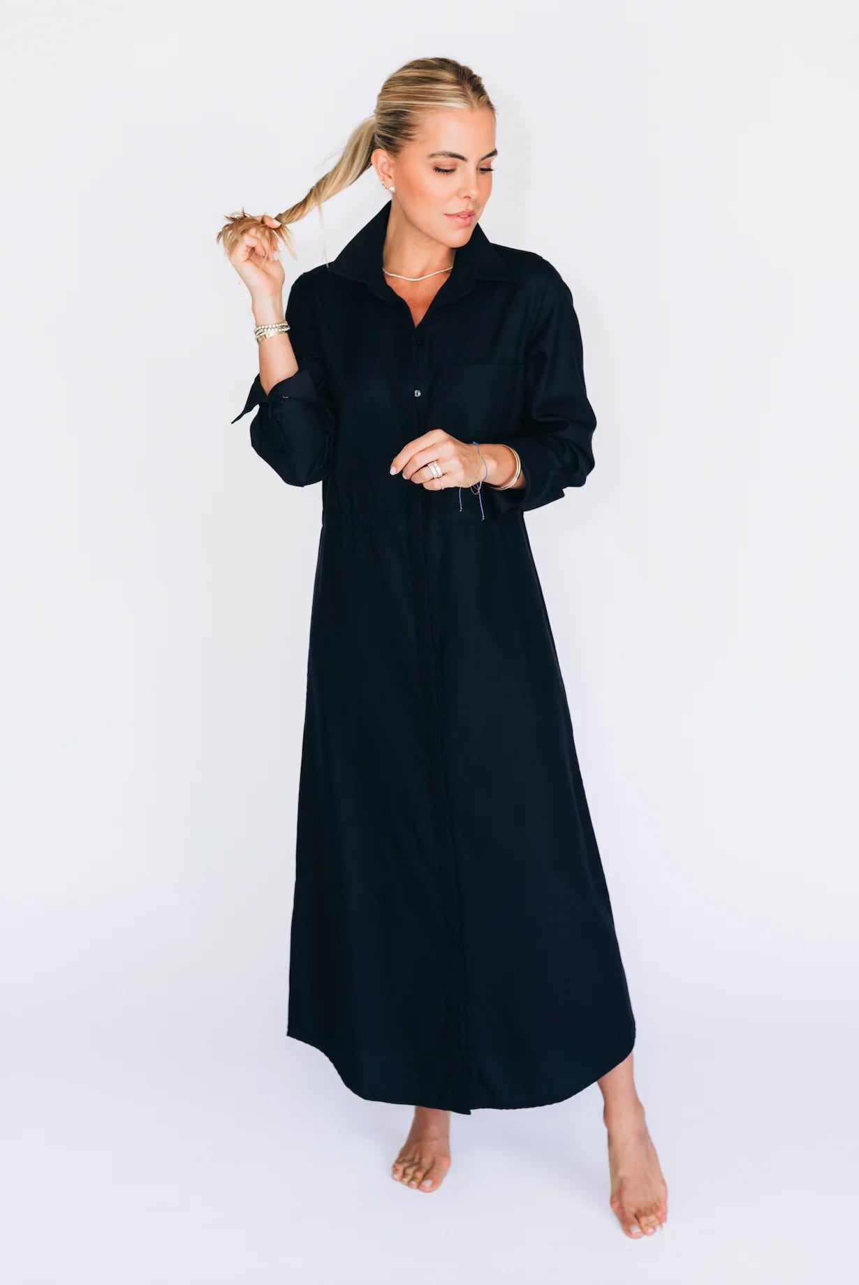 Alamo Maxi Dress Oxford