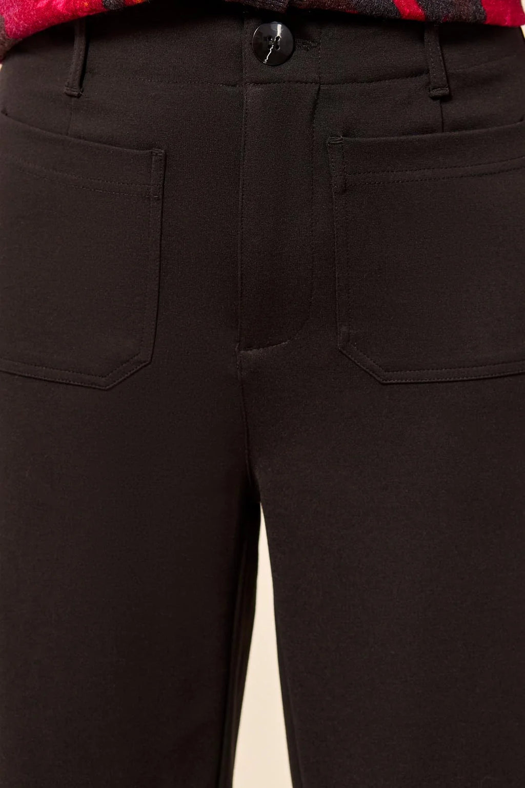 Signature Every Body Ponte High Rise Wide Leg  Pants