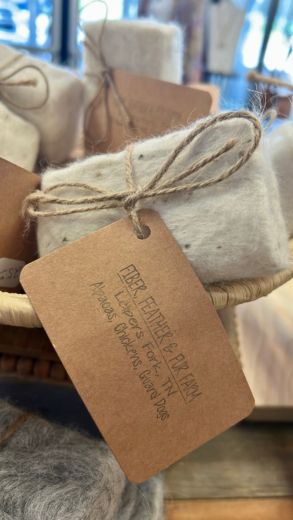Goat Milk Soap with Alpaca Fiber