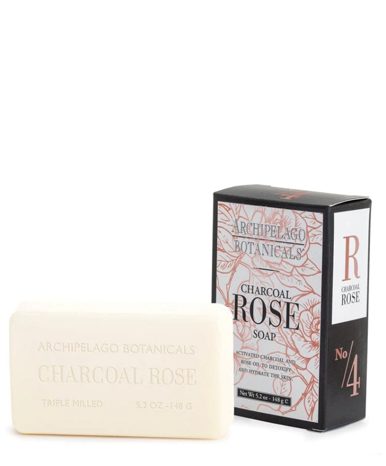 Charcoal Rose All Natural Bar Soap
