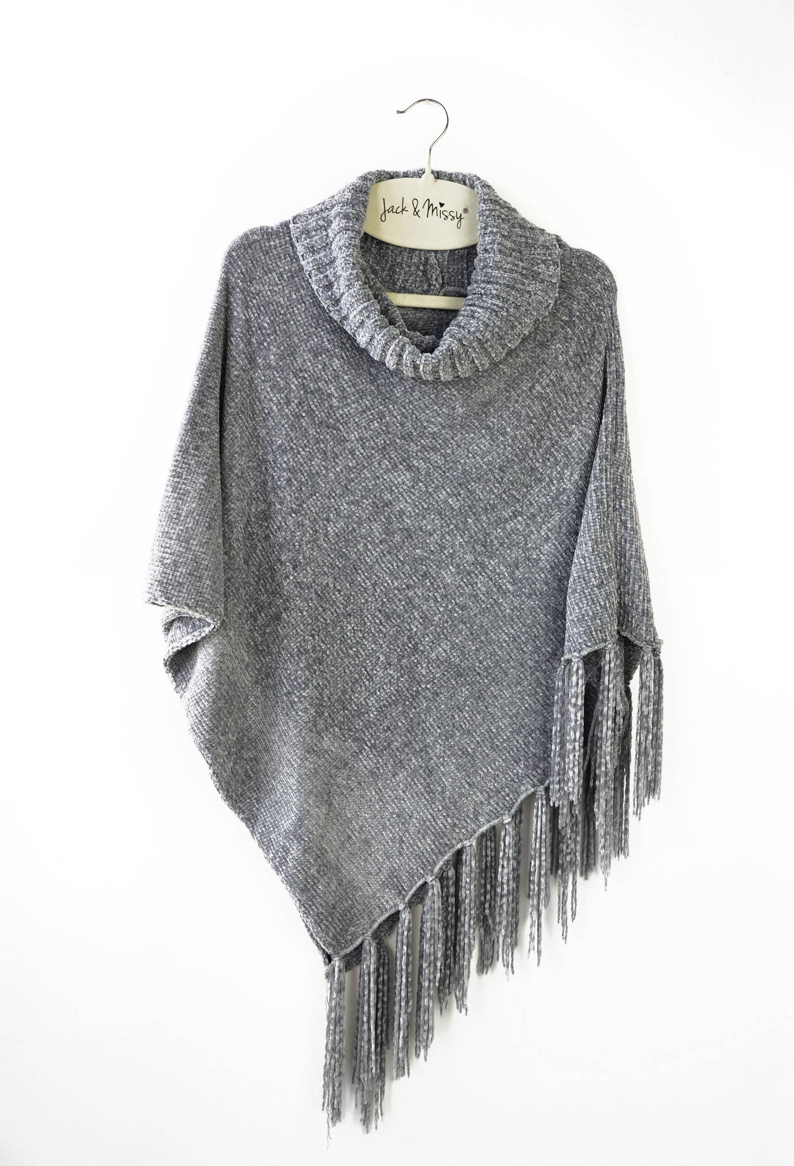 Soft Chenille Poncho