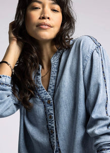 Tencel, long sleeve shirt