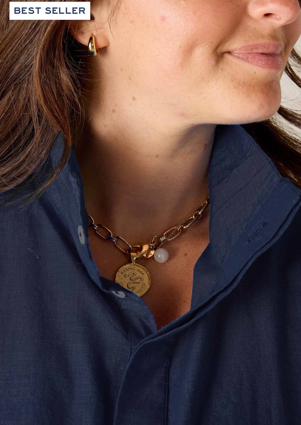 Emerson Pop Up Collar Top