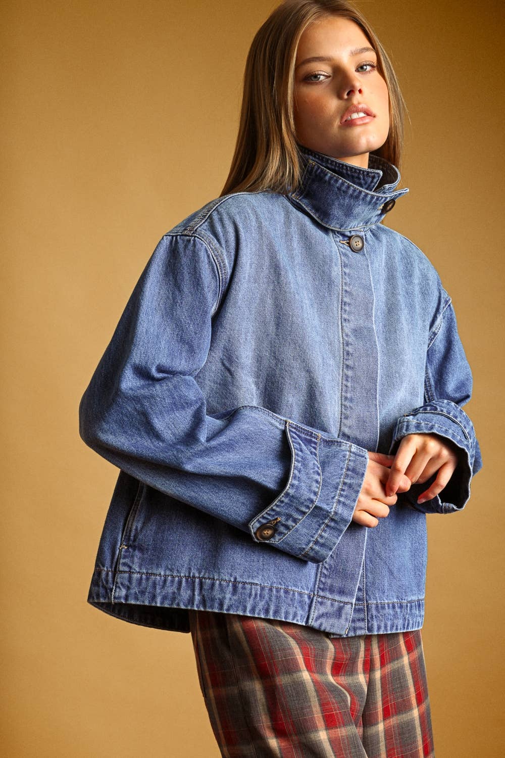 Shirt Styled Denim Jacket