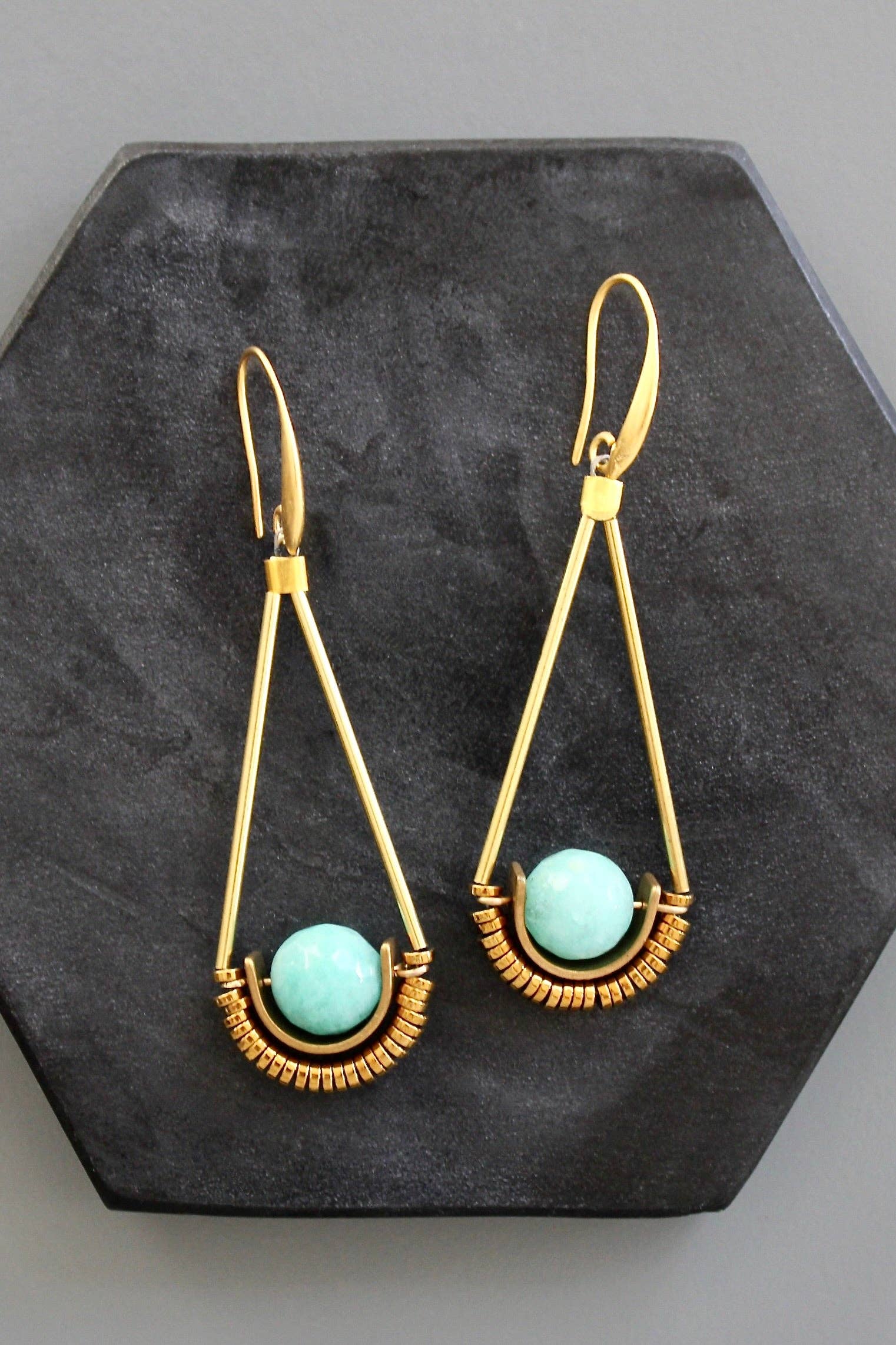 Amazonite earrings 39