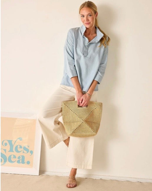 Emerson Pop Up Collar Top
