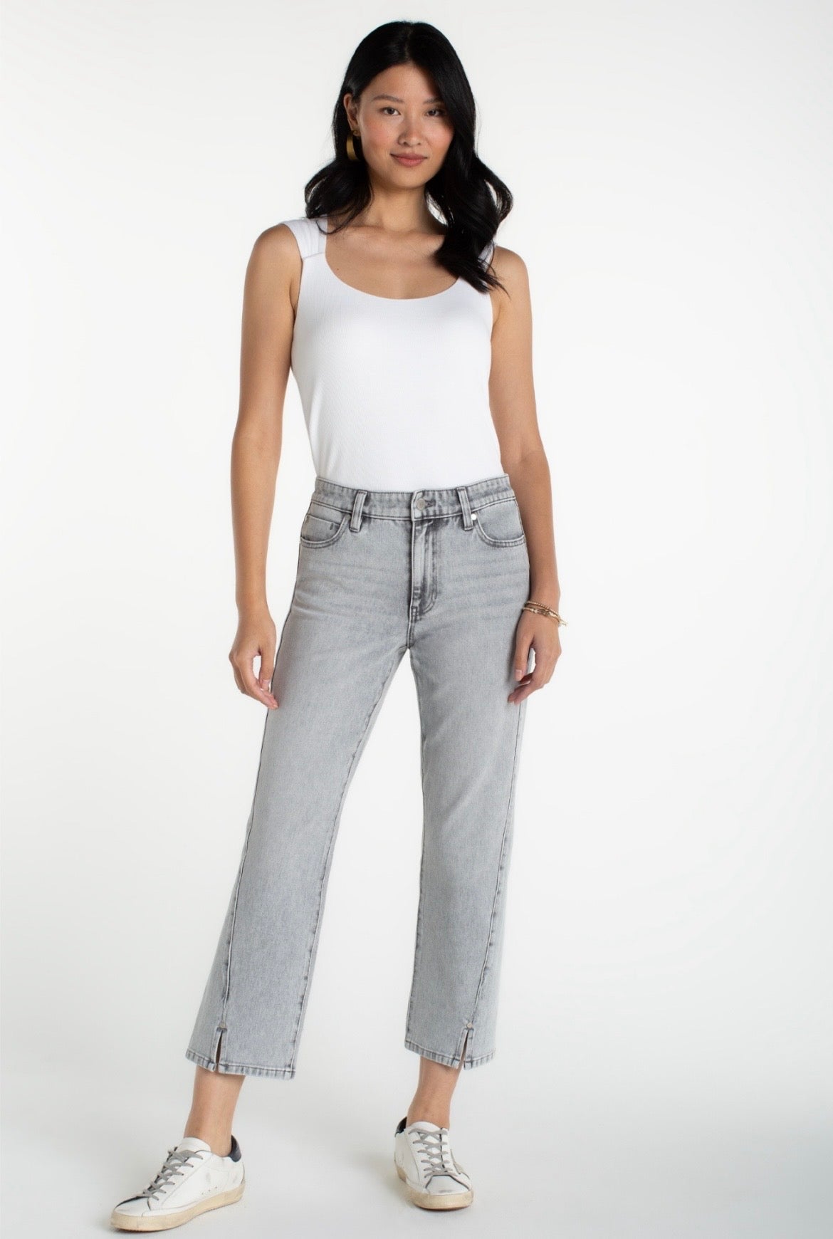 Kennedy Straight w/ Seaming Detail and Slit