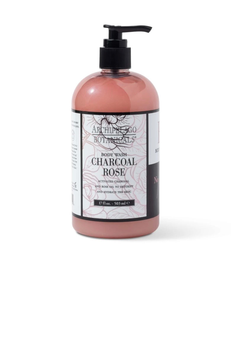 Charcoal Rose 17 oz. Body Wash