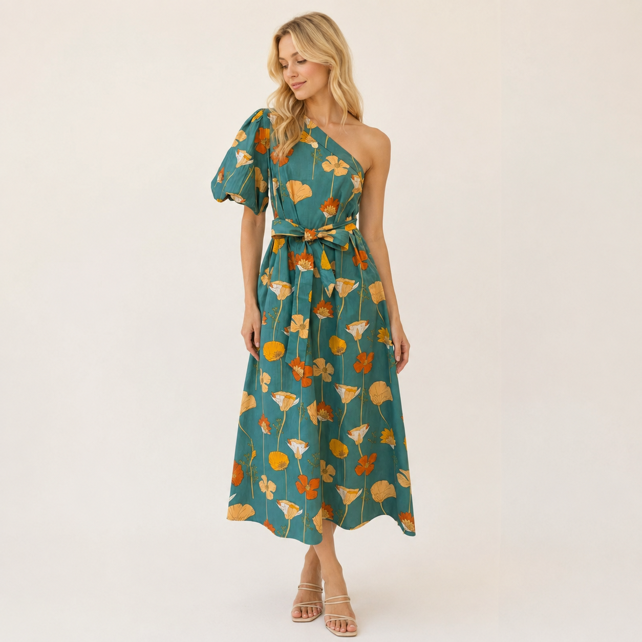 Delta Grace One Shoulder Dress