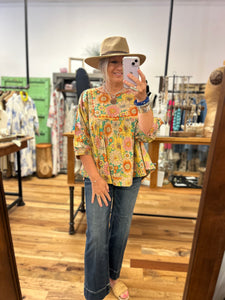 Daisy Popover Top