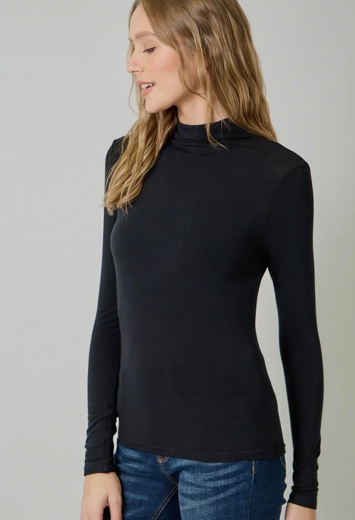 Essential Mock Neck Top
