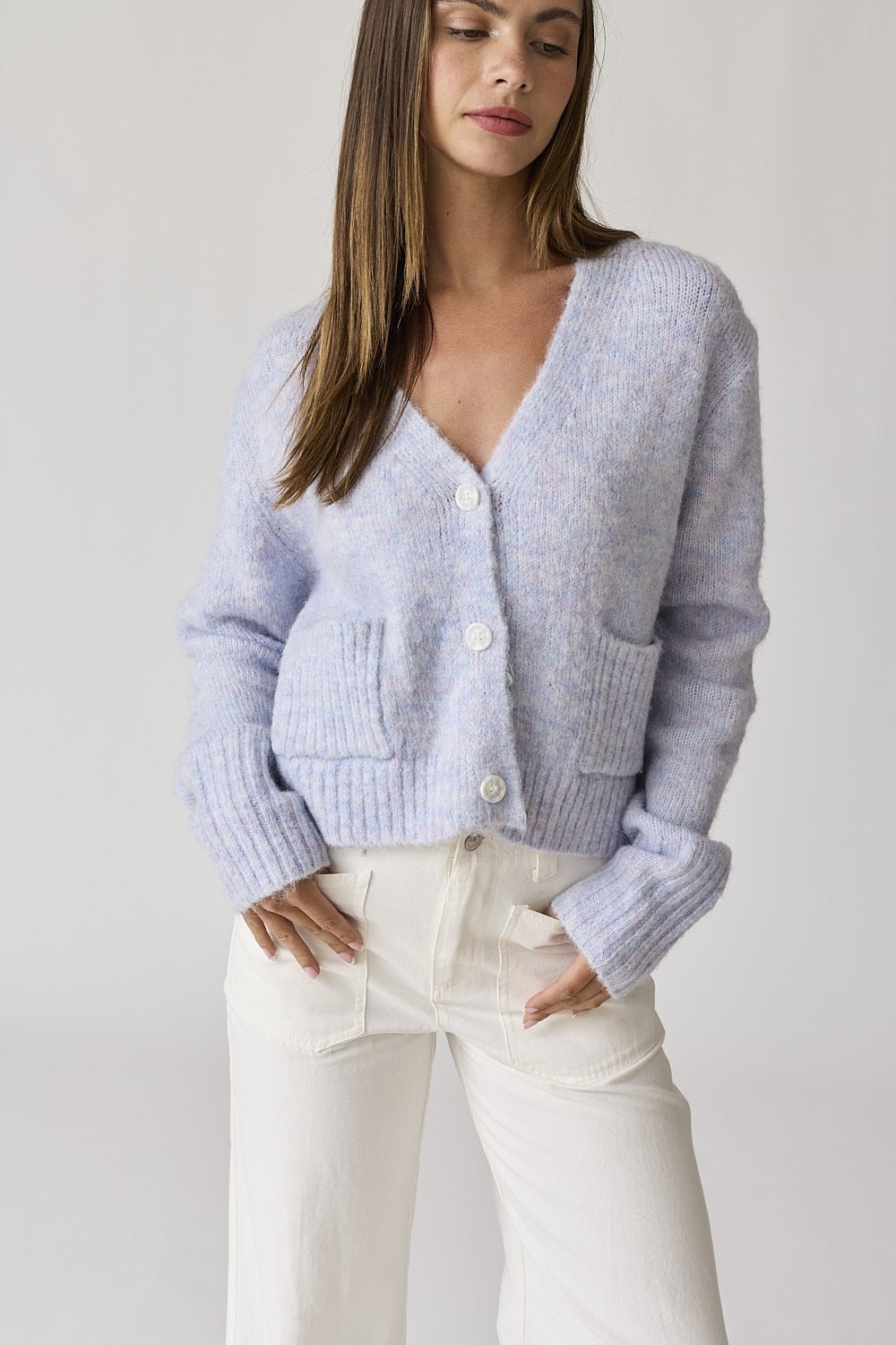 Angela Double Pocket Cardigan