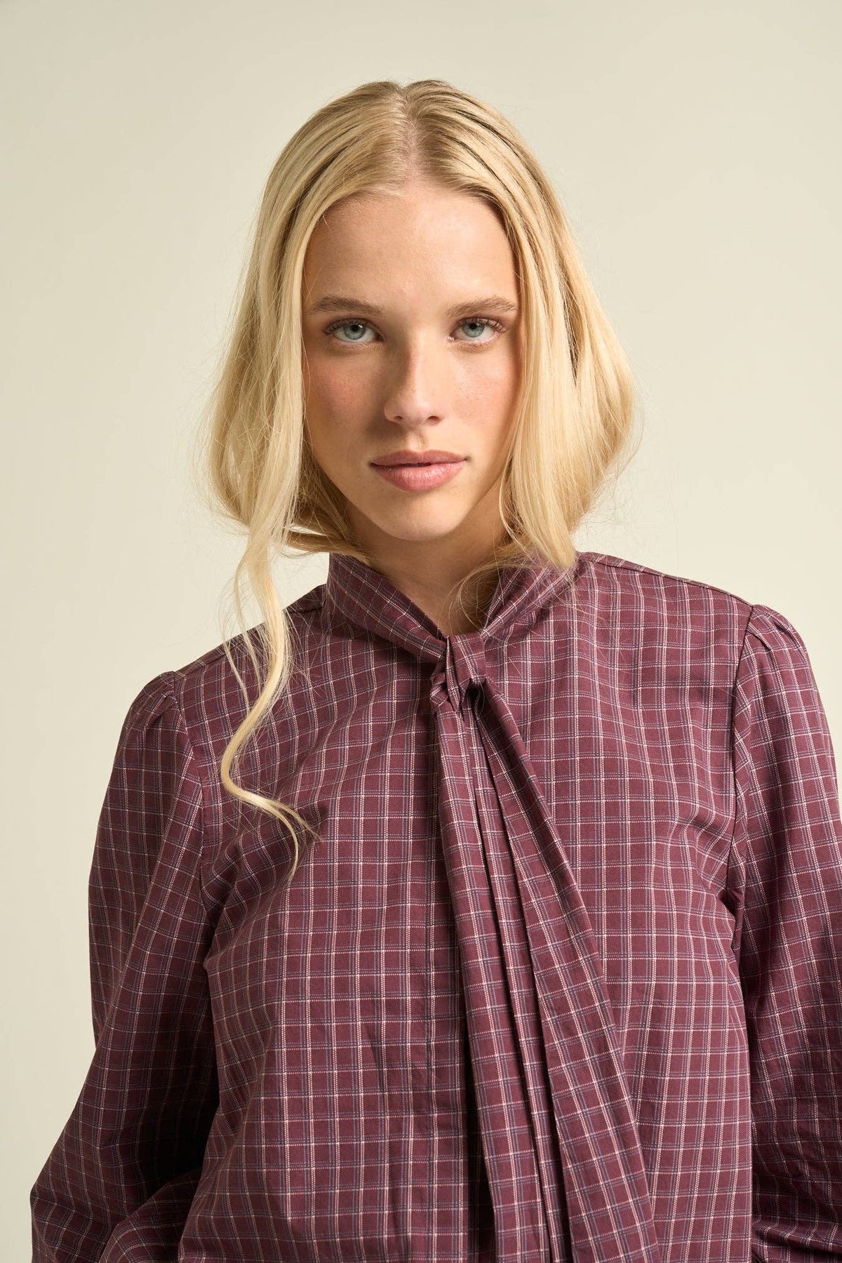 Lily Blouse Burgundy