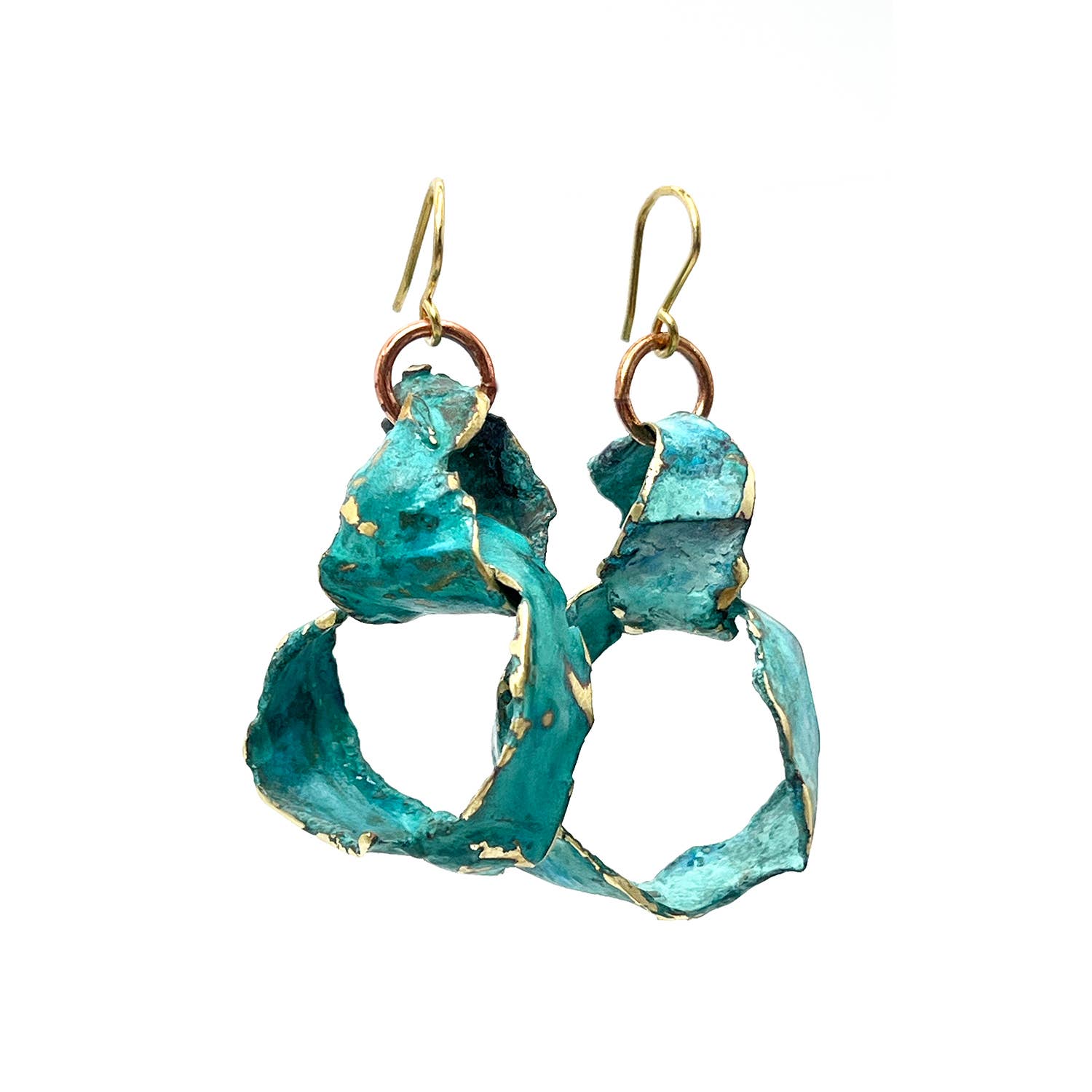 Crater Earrings SM: PATINA