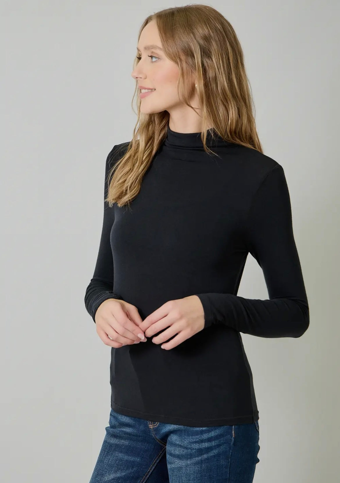 Essential Mock Neck Top