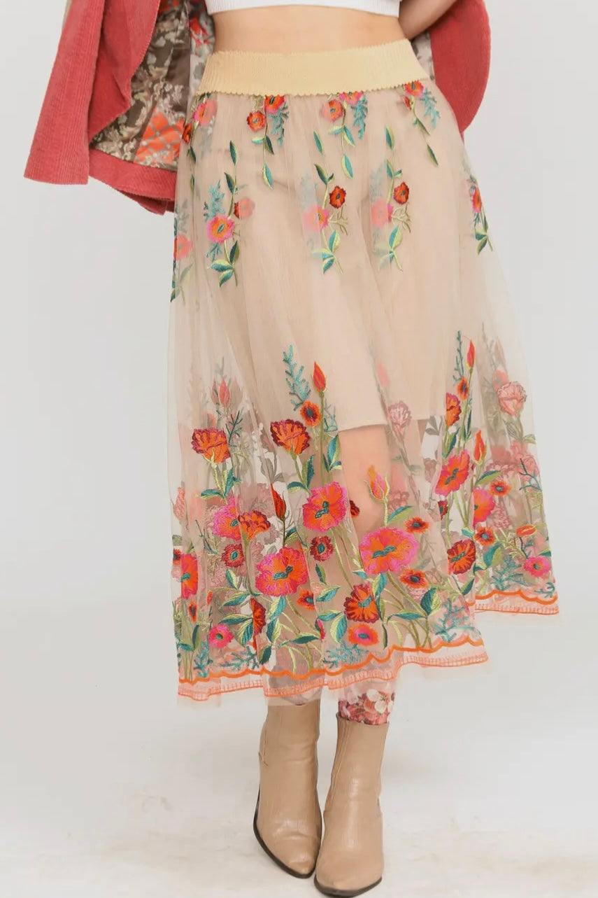 Vintage Tulip Skirt ￼
