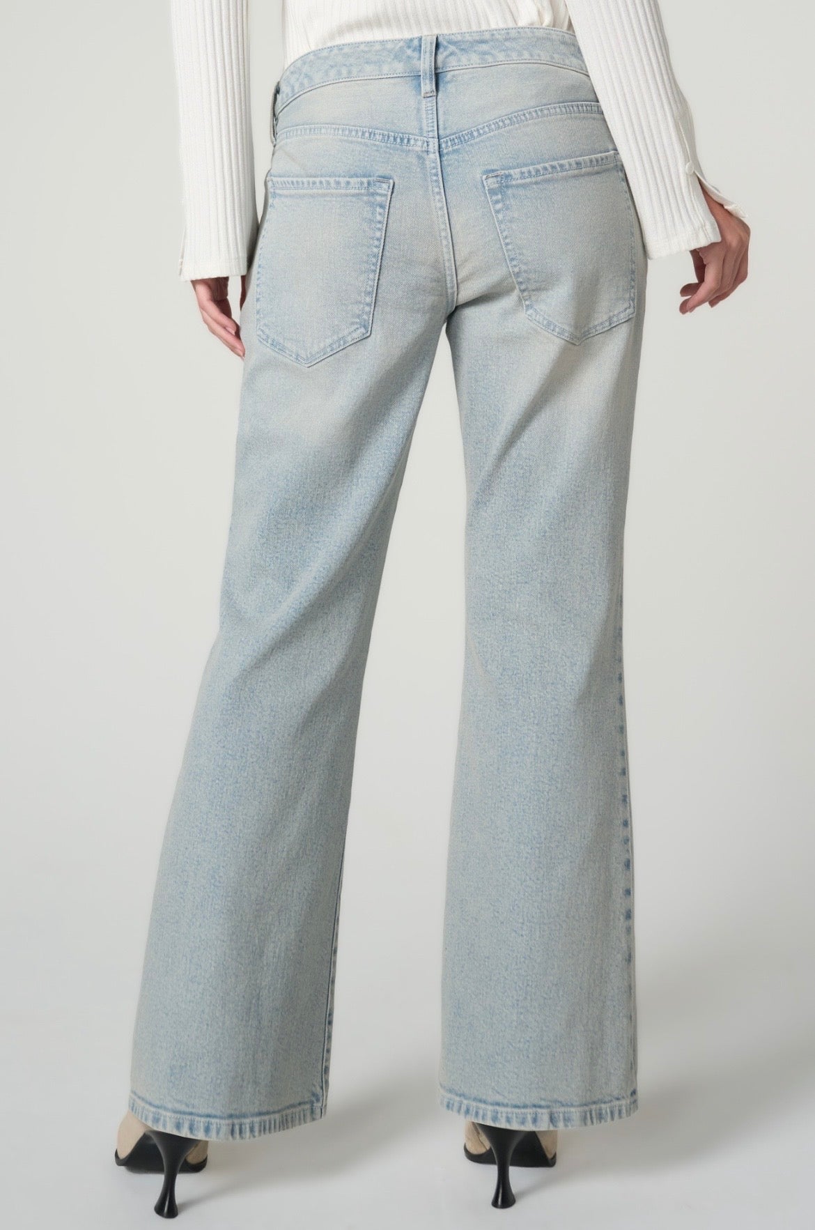 Dakota Low Rise Loose Flare Jeans
