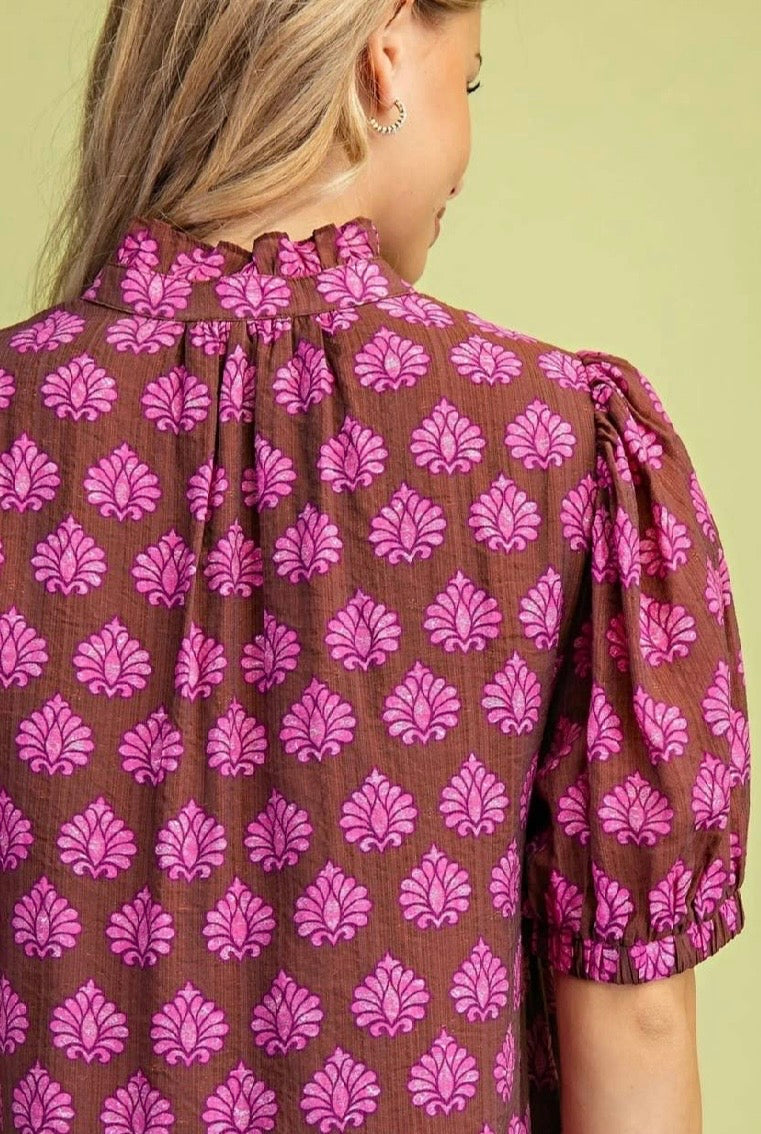 Printed Midi Dress