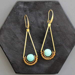 Amazonite earrings 39