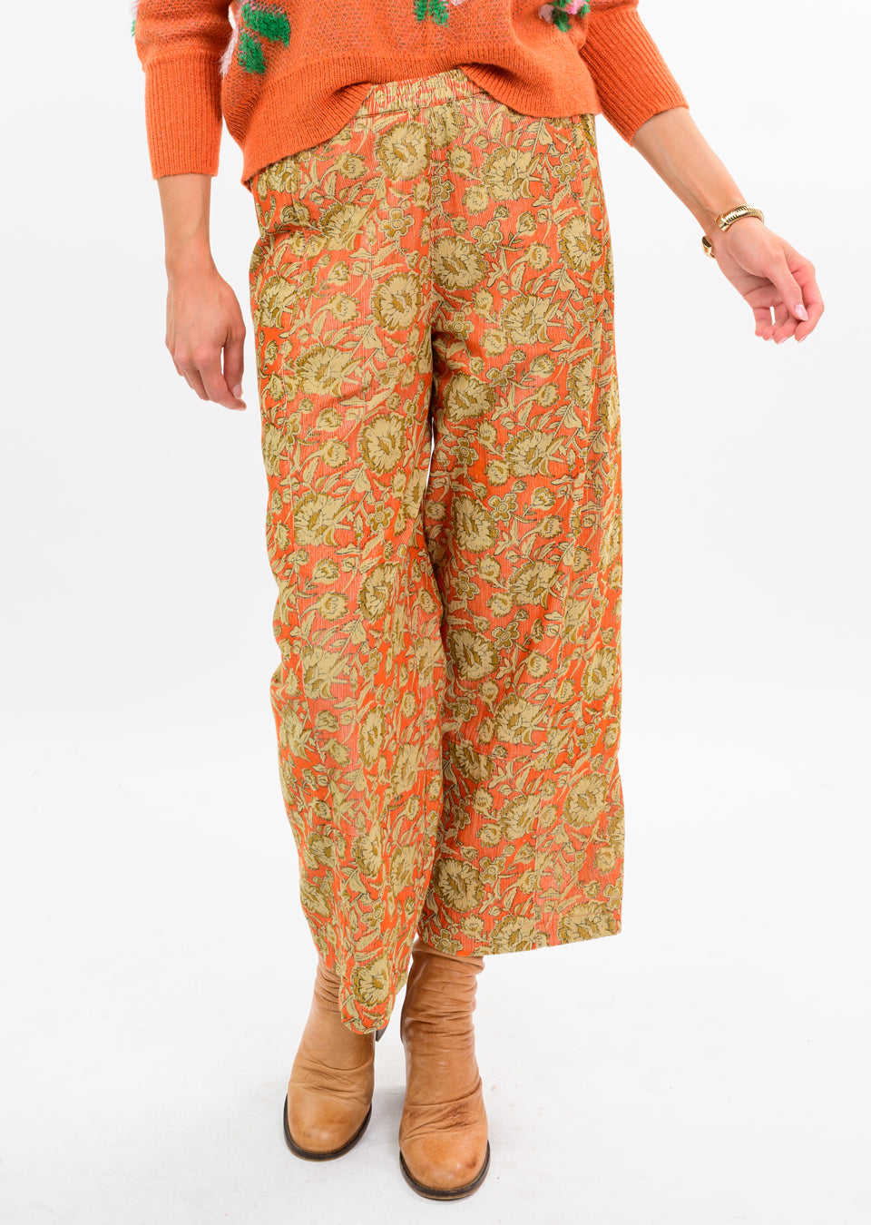 Corduroy Barrel Pant
